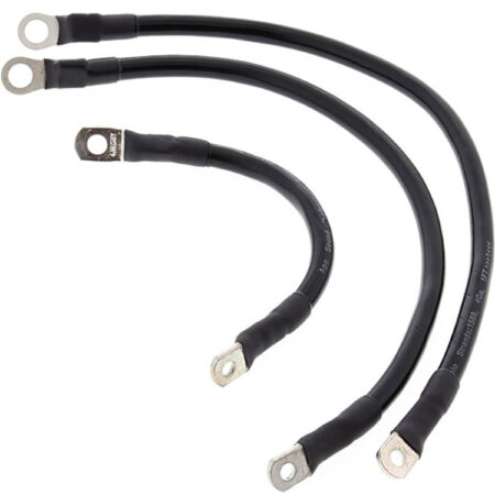 Taverner Motorsports - Battery Cables; S/Tail'84-88 Blk - ABR-79-3001-1