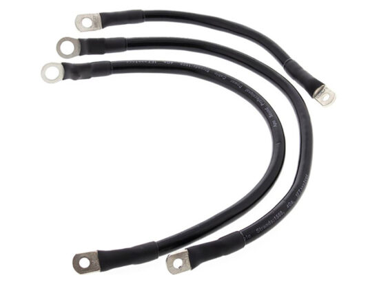 Taverner Motorsports - Battery Cables; FL'65-79 Blk - ABR-79-3006-1