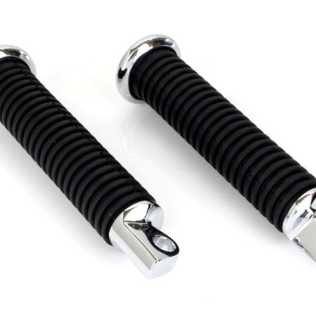 Taverner Motorsports - Footpegs; Blk Rubber