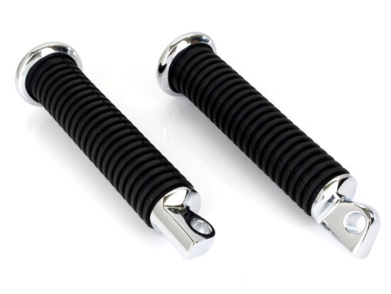 Taverner Motorsports - Footpegs; Blk Rubber