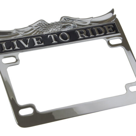 Taverner Motorsports - N/Plate Frame; Live To Ride - BAI-28-6014