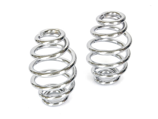 Taverner Motorsports - Seat Spring; 3" "Tapered" Chr(Pair) - BAI-28-6107