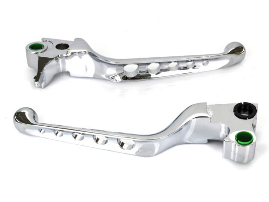 Taverner Motorsports - Levers; 5 Hole Chr