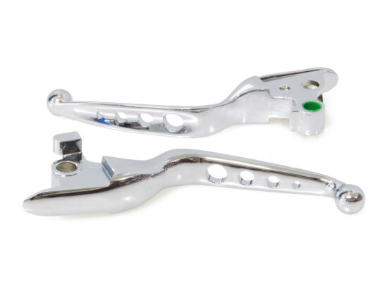 Taverner Motorsports - Levers; 4 Hole S/Tail'18up Chr - BAI-H07-0599C