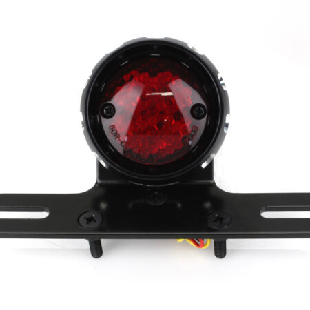 Taverner Motorsports - T/Light; Retro Bobber LED Blk - BAI-L24-0437BRLEDE