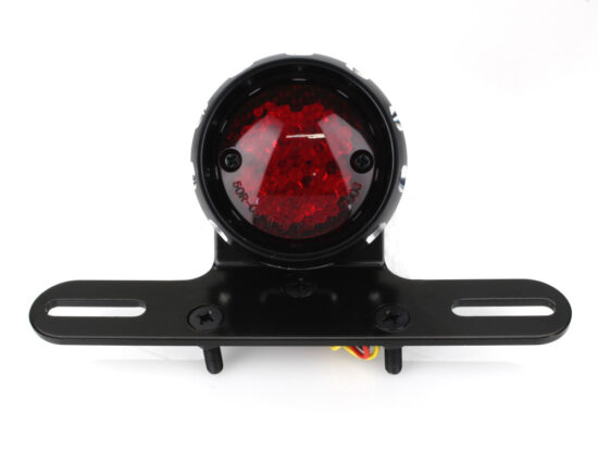 Taverner Motorsports - T/Light; Retro Bobber LED Blk - BAI-L24-0437BRLEDE