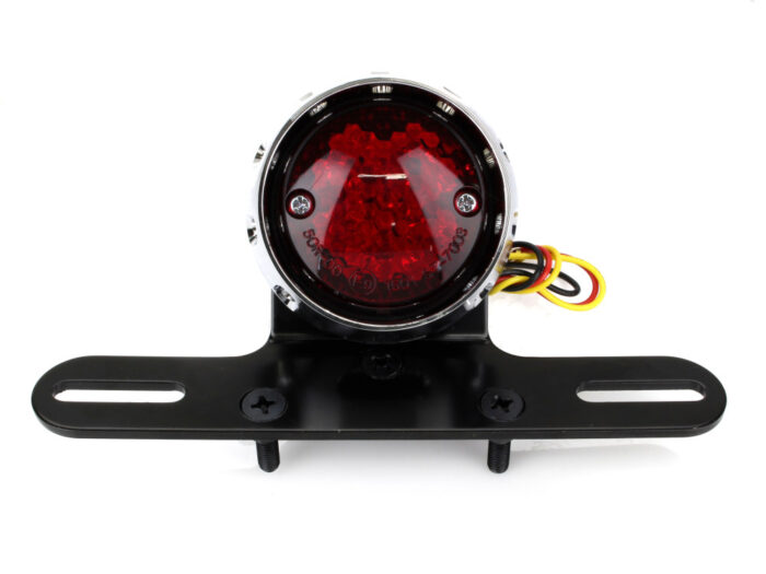 Taverner Motorsports - T/Light; Retro Bobber LED Chr - BAI-L24-0437CRLEDE