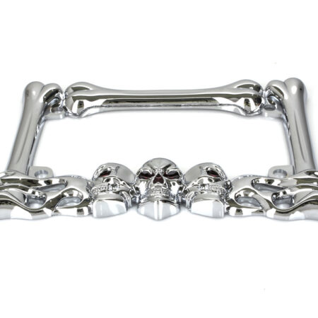 Taverner Motorsports - N/Plate Frame; Skull - BAI-P28-6818