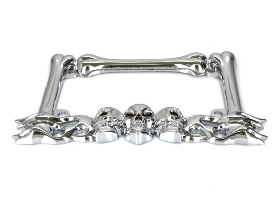 Taverner Motorsports - N/Plate Frame; Skull - BAI-P28-6818