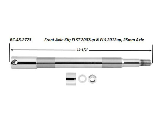 Taverner Motorsports - Axle Kit; FR FLST'07-17