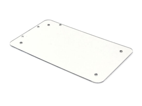 Taverner Motorsports - N/Plate Backing Plate; Flat Chr - CD-LPFBCKC