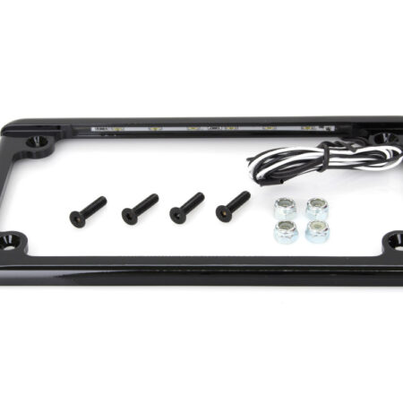 Taverner Motorsports - N/Plate Frame; Low Profile Blk - CD-LPFHRZBLP