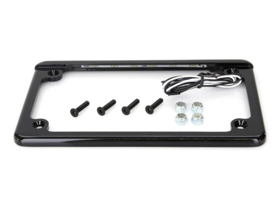 Taverner Motorsports - N/Plate Frame; Low Profile Blk - CD-LPFHRZBLP