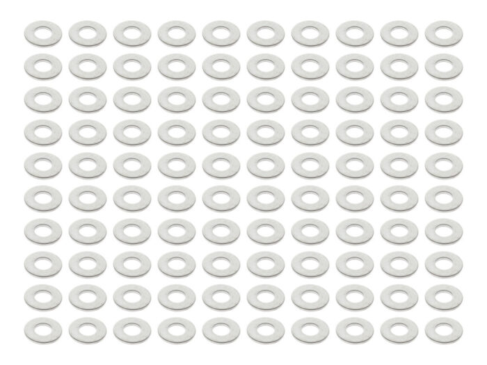 Taverner Motorsports - Washer; Flat 1/4" Chr (Pack 100) - CM-1-4-F-100