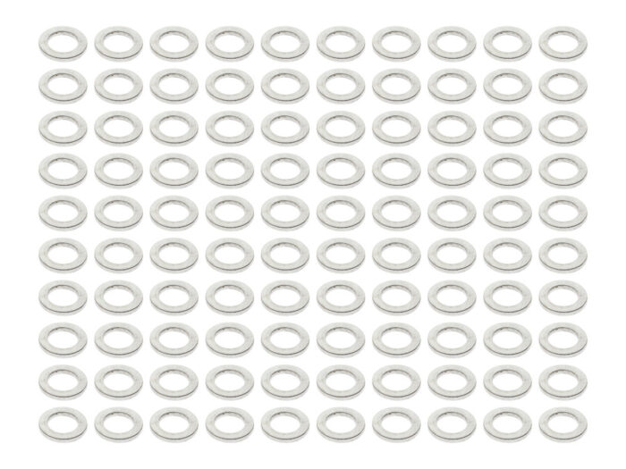 Taverner Motorsports - Washer; Flat 7/16" Chr (Pack 100) - CM-7-16-F-100