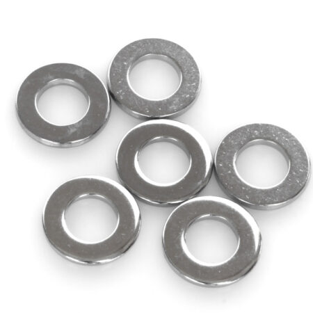 Taverner Motorsports - Washer; Flat 3/8" Chr (Pack 6) - CM-8168-6