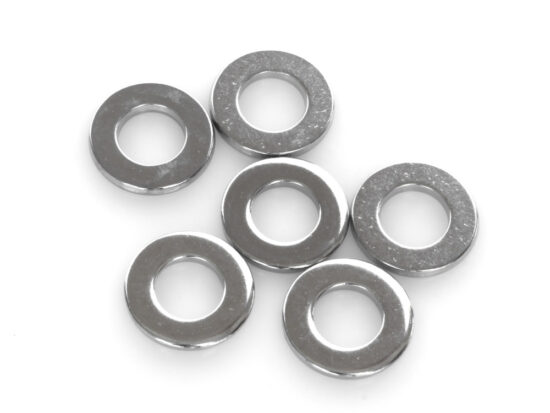 Taverner Motorsports - Washer; Flat 3/8" Chr (Pack 6) - CM-8168-6