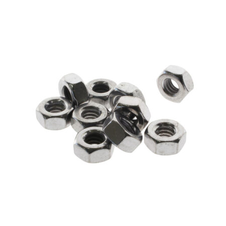 Taverner Motorsports - Nut; Hex unc 1/4-20 (Pk10) Chr - CM-HN-406