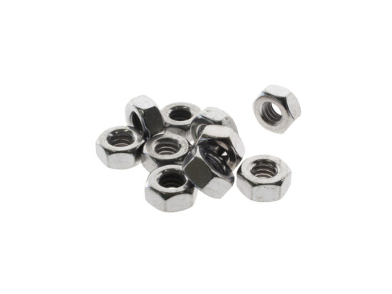 Taverner Motorsports - Nut; Hex unc 1/4-20 (Pk10) Chr - CM-HN-406