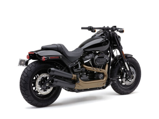 Taverner Motorsports - Mufflers; S/Tail'18up FXFB Blk/Blk - COB-6046B