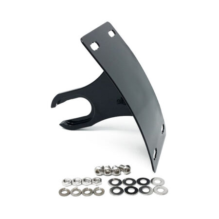 Taverner Motorsports - N/Plate Mnt; Side Mount Blk - DK-M8LP-AX-CRV