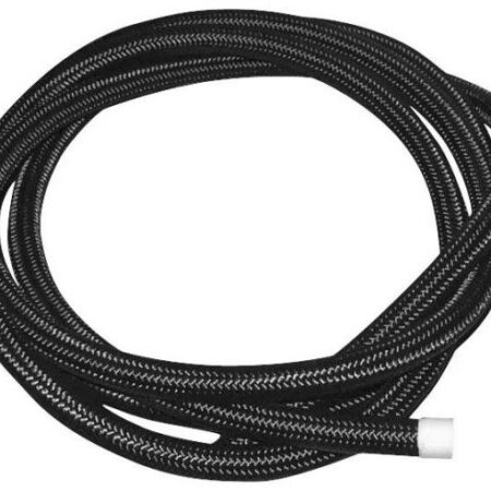 Taverner Motorsports - Oil Line; 3/8" Blk Braided (6ft - GOO-210-06-6