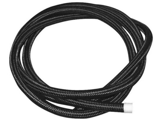 Taverner Motorsports - Oil Line; 3/8" Blk Braided (6ft - GOO-210-06-6