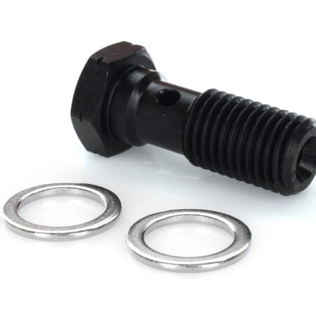 Taverner Motorsports - Banjo Bolt; 12mm DD Blk XL'04-13