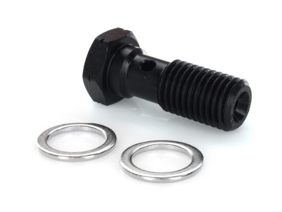 Taverner Motorsports - Banjo Bolt; 12mm DD Blk XL'04-13