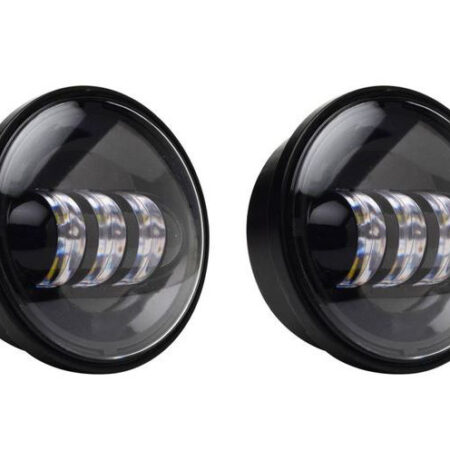 Taverner Motorsports - P/Lamps; 4-1/2" 30w LED Blk (pair) - HOG-4045AUX