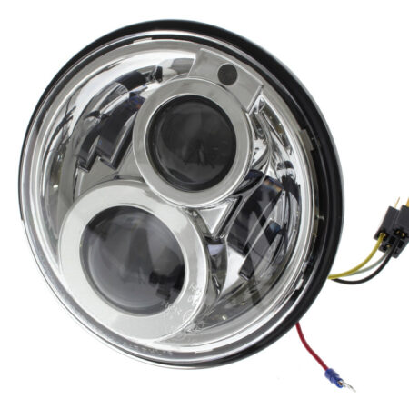 Taverner Motorsports - H/Light; 7" w/Park 80w LED Chr HD