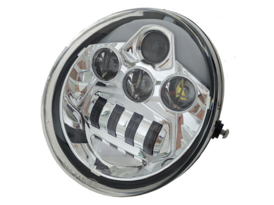 Taverner Motorsports - H/Light; V-Rod 5-3/4" 60w LED Chr - HOG-5570VRP-CHR