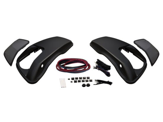 Taverner Motorsports - Saddlebag Lids; FLH'14-23 6x9" - HT-HT-LID-RM