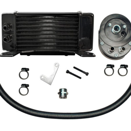 Taverner Motorsports - Oil Cooler Kit; FLH'84-08 LowMount - JAG-750-2300