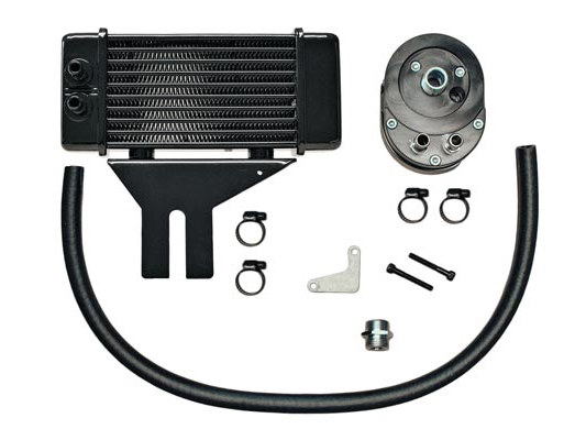 Taverner Motorsports - Oil Cooler Kit; FXD'91-17 LowMount - JAG-750-2500