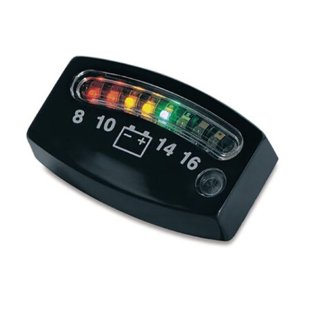 Taverner Motorsports - Battery Gauge; w/LED Indicator - K4218