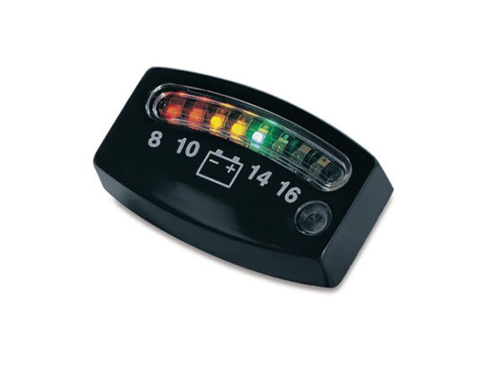 Taverner Motorsports - Battery Gauge; w/LED Indicator - K4218