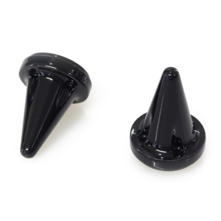 Taverner Motorsports - End Caps; Stiletto Handgrips Blk - K6359