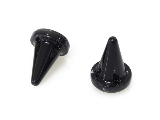 Taverner Motorsports - End Caps; Stiletto Handgrips Blk - K6359