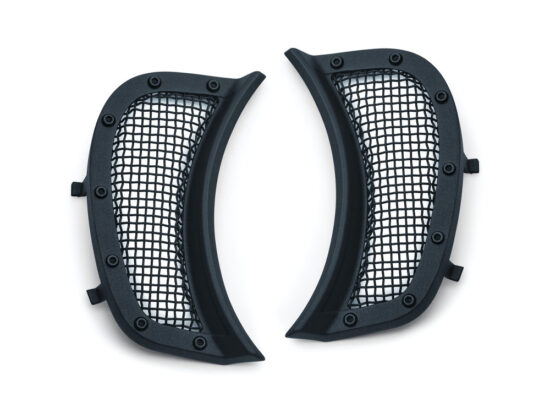 Taverner Motorsports - Mesh Headlight Vent Accents; Blk - K6519