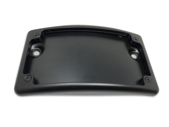 Taverner Motorsports - N/Plate Frame; Curved FLH'13up Blk - KM-KUS20100