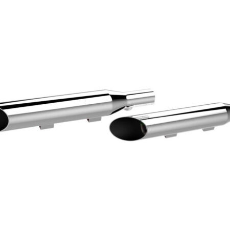 Taverner Motorsports - Mufflers; XL'04-13 S/Cut Out Chr - KW202390