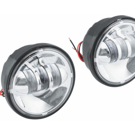 Taverner Motorsports - P/Lamps; 4-1/2" LED BT'97up Chr - LLC-LPL-C