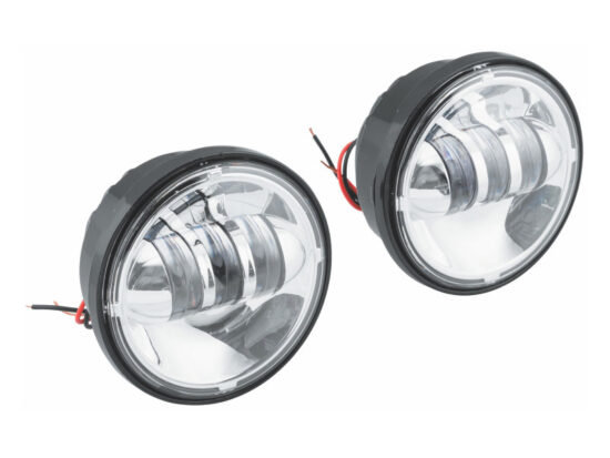 Taverner Motorsports - P/Lamps; 4-1/2" LED BT'97up Chr - LLC-LPL-C