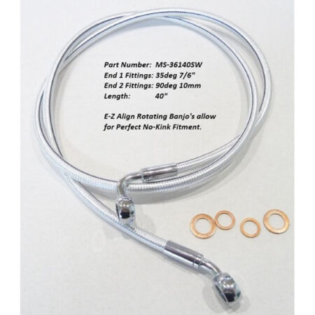 Taverner Motorsports - SC2 EZ Brake Line; FR 40"x35x7/16" - MS-36140SW