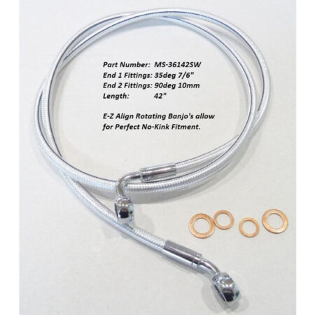 Taverner Motorsports - SC2 EZ Brake Line; FR 42"x35x7/16" - MS-36142SW