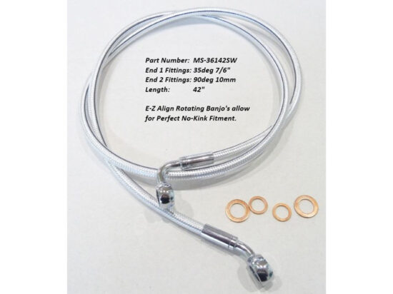 Taverner Motorsports - SC2 EZ Brake Line; FR 42"x35x7/16" - MS-36142SW