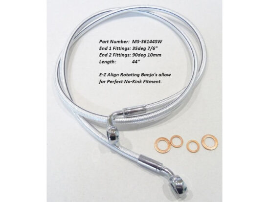 Taverner Motorsports - SC2 EZ Brake Line; FR 44"x35x7/16" - MS-36144SW