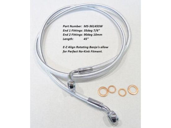 Taverner Motorsports - SC2 EZ Brake Line; FR 45"x35x7/16" - MS-36145SW