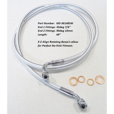 Taverner Motorsports - SC2 EZ Brake Line; FR 48"x35x7/16" - MS-36148SW